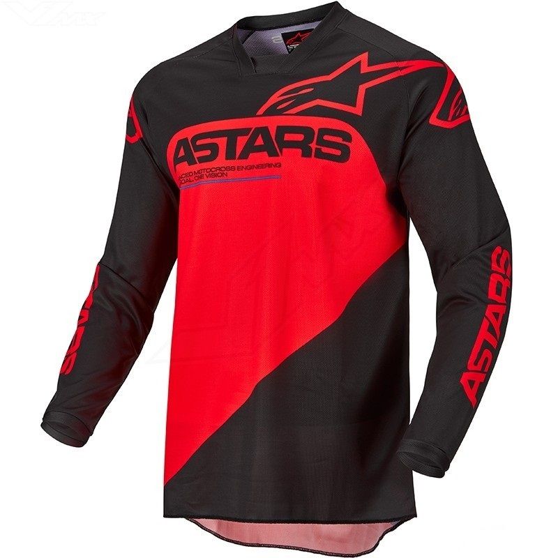 Alpinestar Racer Supermatic Jersey Black Bright Red 